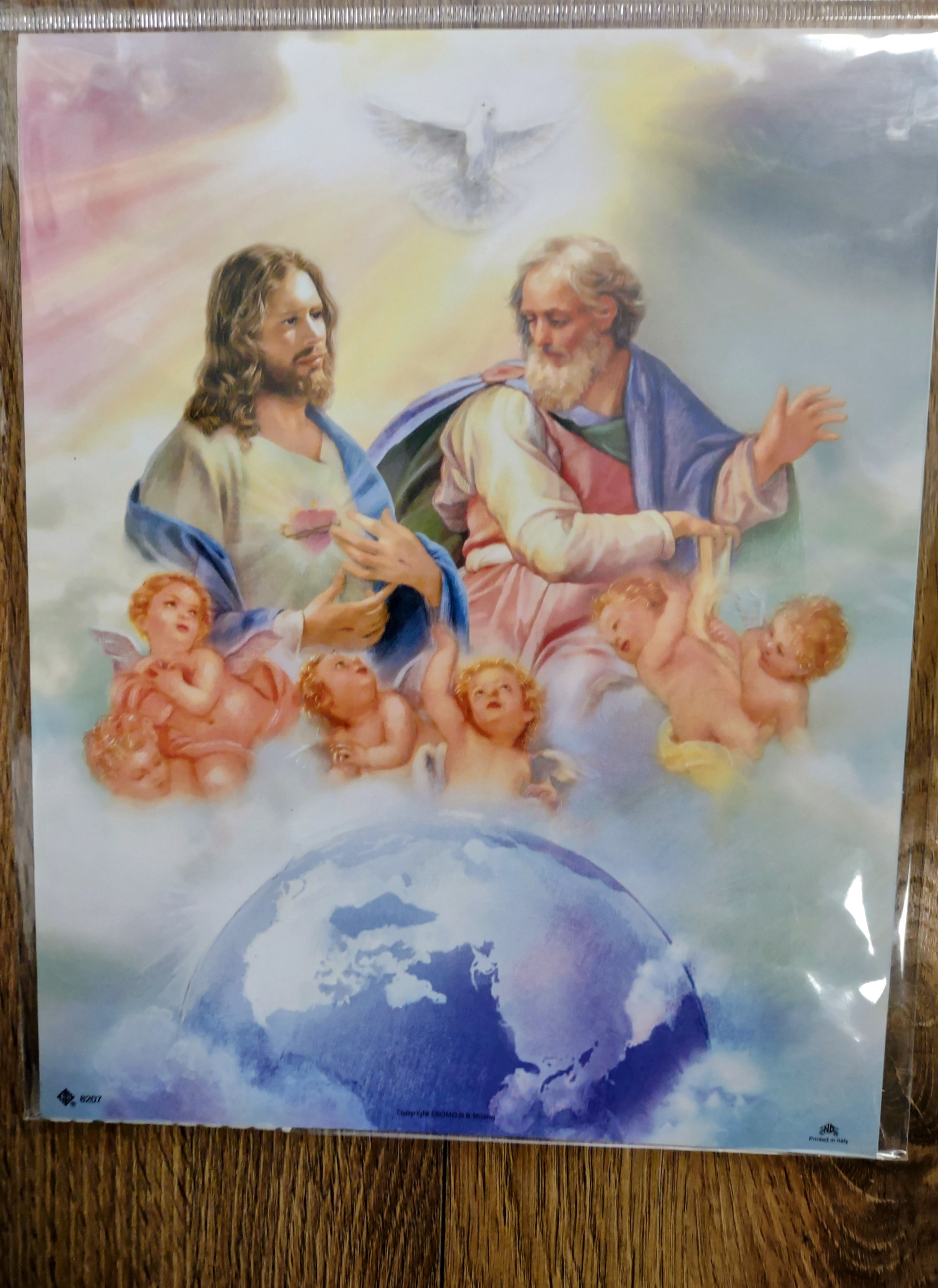 Imagen Santisima Trinidad 8x10"