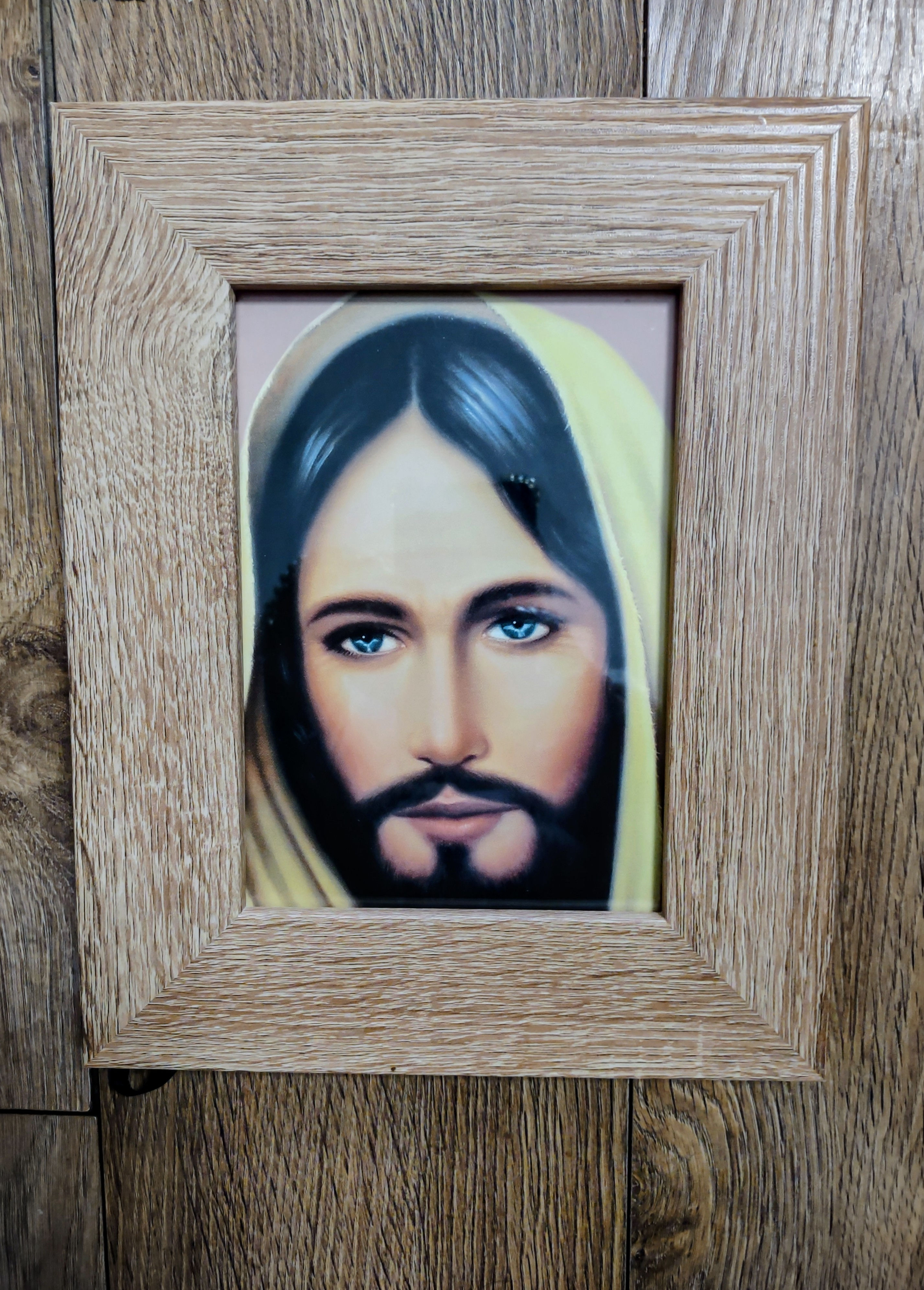 Rostro de Jesus Cuadro 10x8"