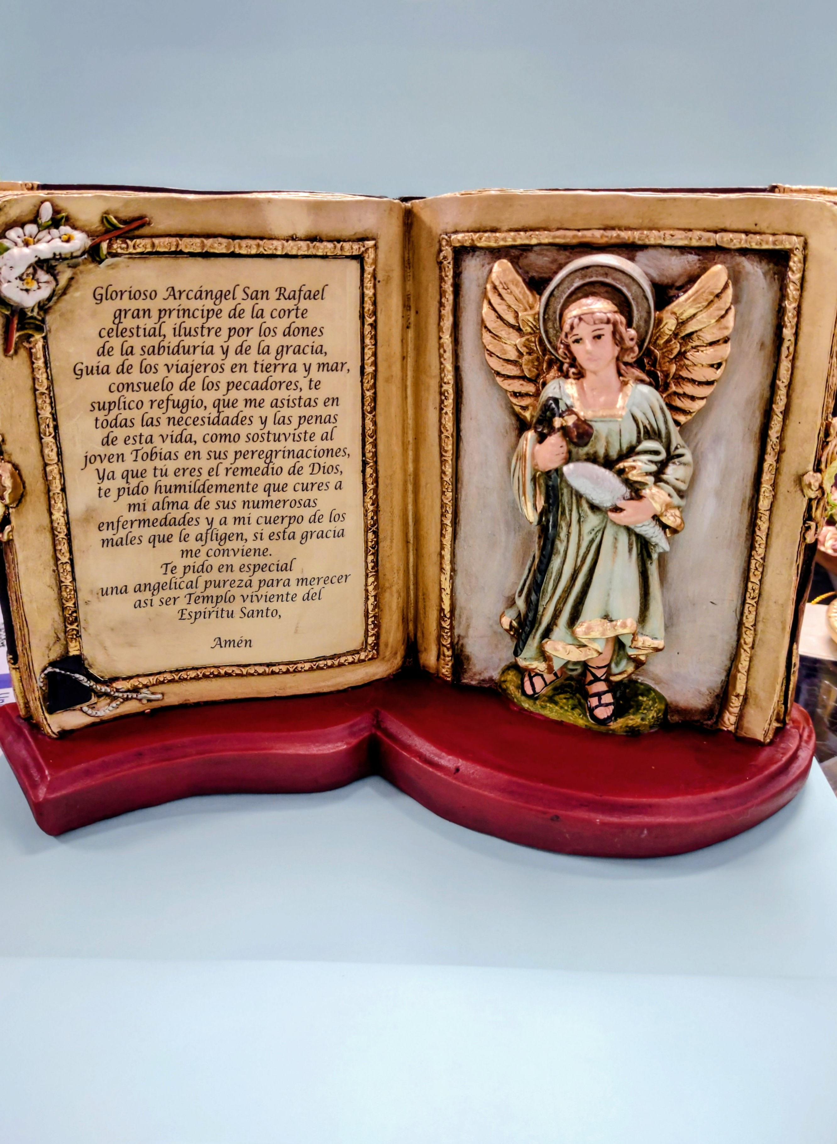San Rafael Arcangel 6x8" Con Oracion Liscano