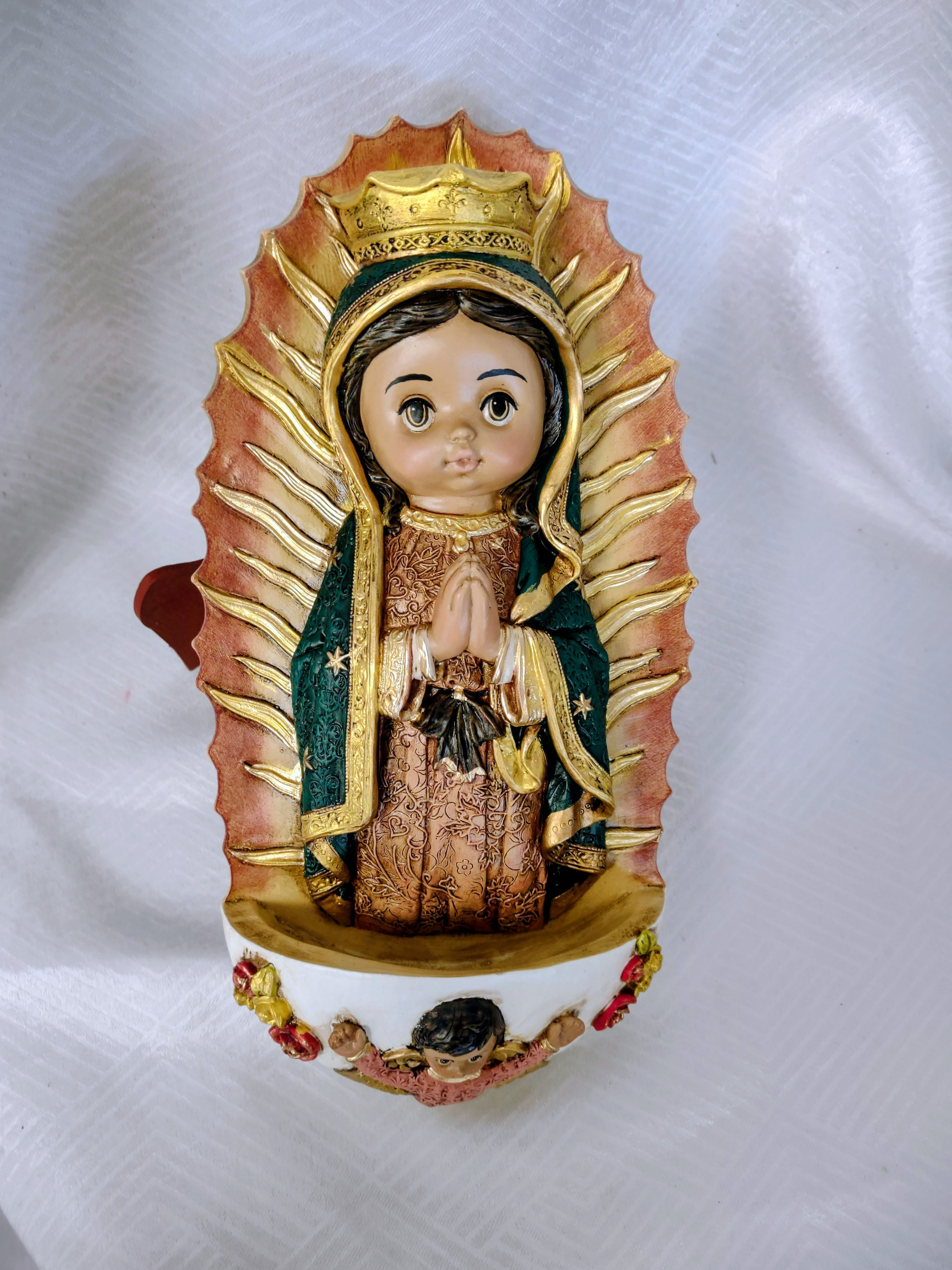 copy of Virgen de Guadalupe 11"Liscano Niña Fuente