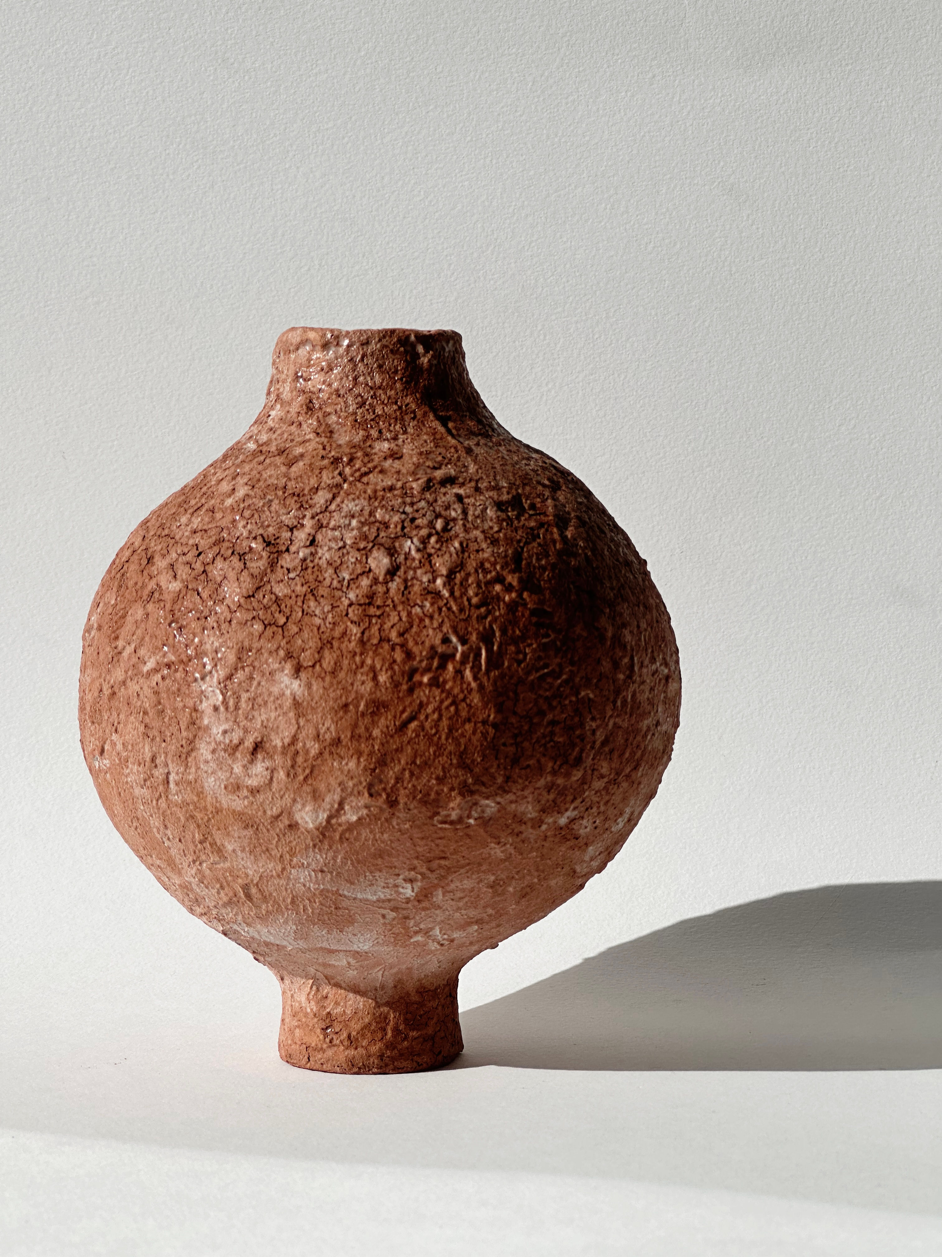 Terracotta Moon Jar no.14