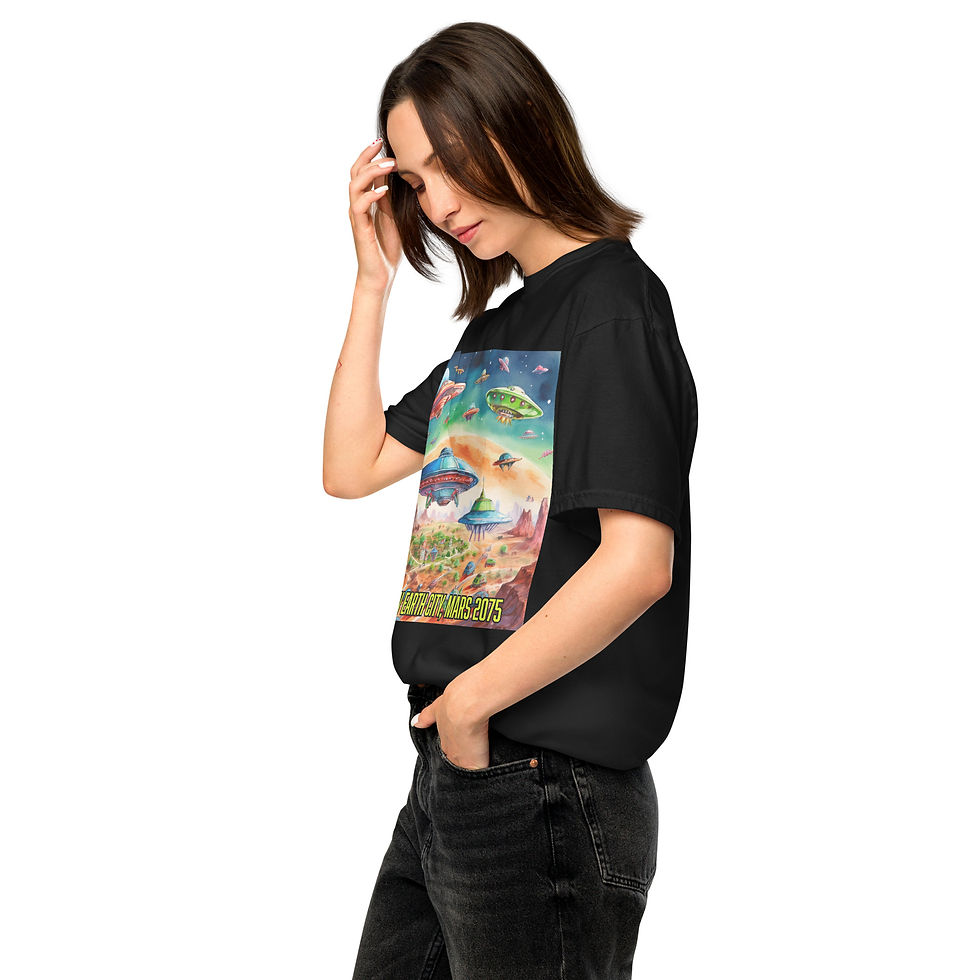 Miniatura: Unisex garment-dyed heavyweight t-shirt