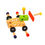 Thumbnail: Children's pretend wood Toolbox Toy, Carpenter Traddie Set