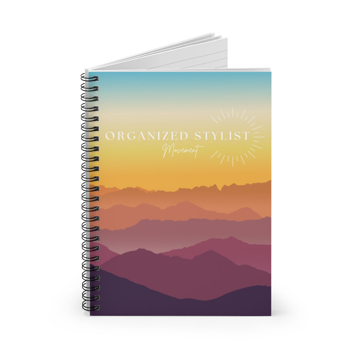 Rainbow Mountains Spiral Notebook