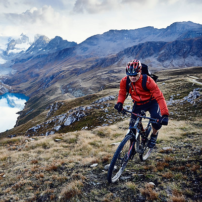 Mountain bike by the Lake
