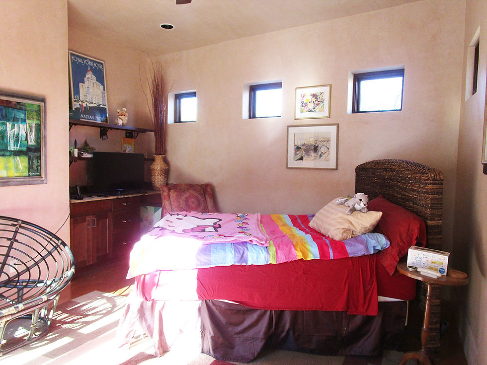 Guest house space used as kids room prior to home staging services.