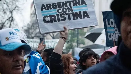 Marcha por Cristina Kirchner en Plaza de Mayo