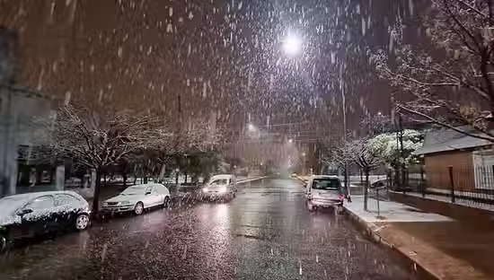En qué localidades de Buenos Aires esta nevando