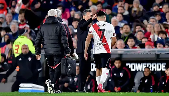 Confirmaron que Maxi Salas sufrió un esguince de rodilla