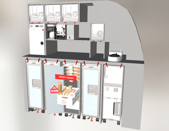 Augmented Reality Training Application for Qantas Galley Training on Desktop