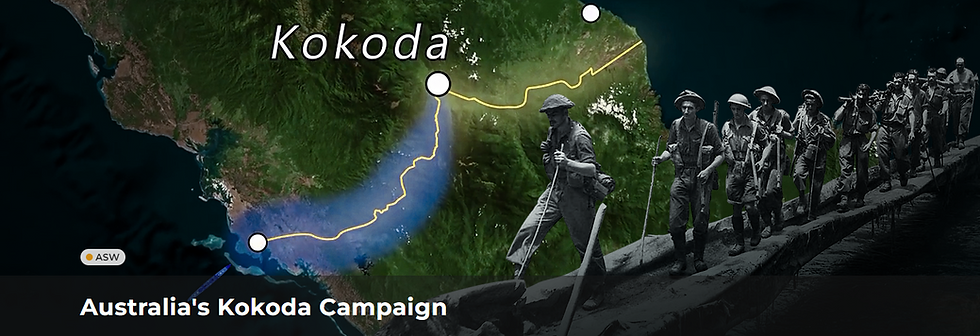 ANZAC Kokoda CGI Video From The Cove and Effective Animations Banner