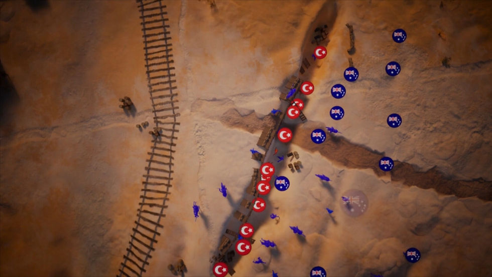 Charge of battle of beersheeba WW2 Anzacs