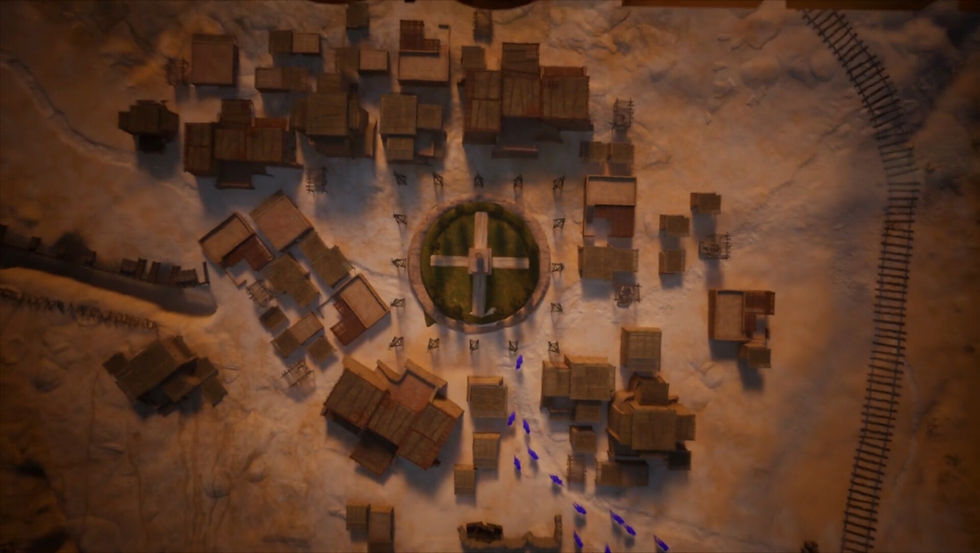 Close up of WW2 Beersheeba Town Square