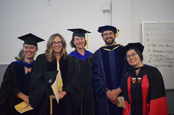 Faculty at the 2025 Graduation Ceremony