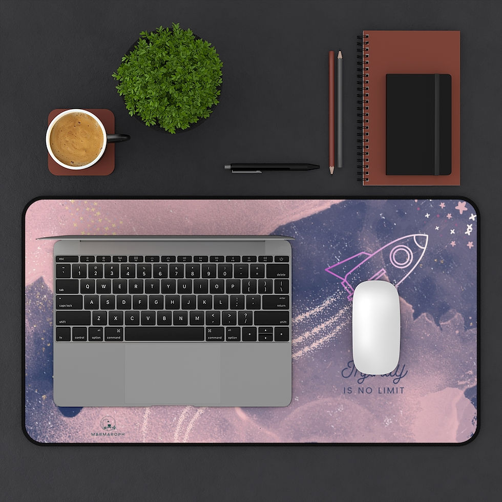 Thumbnail: Desk Pad / Desk Mat - Infinity is no Limit Collection - Home Office Accessories