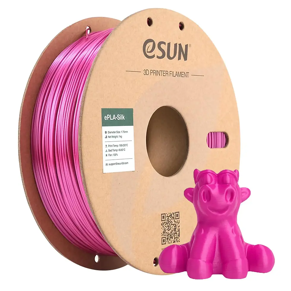 Thumbnail: eSUN Silk PLA Filament 1.75mm Metal Silk PLA 3D Printer Filament 1KG