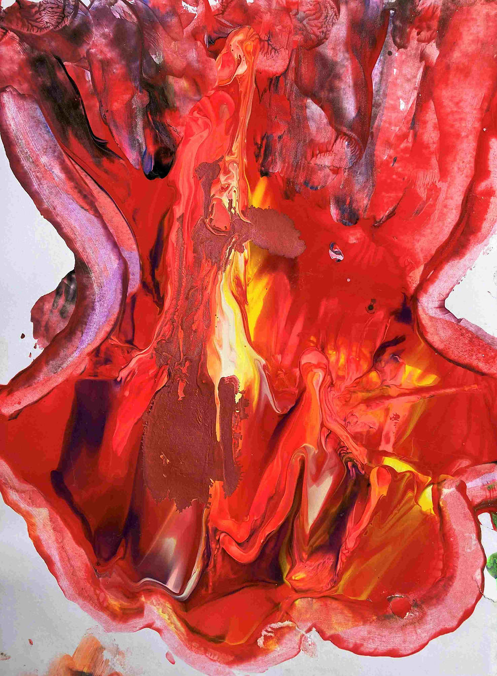 Thumbnail: Another Bloody Month, Fine Art Print by Laurel Moore