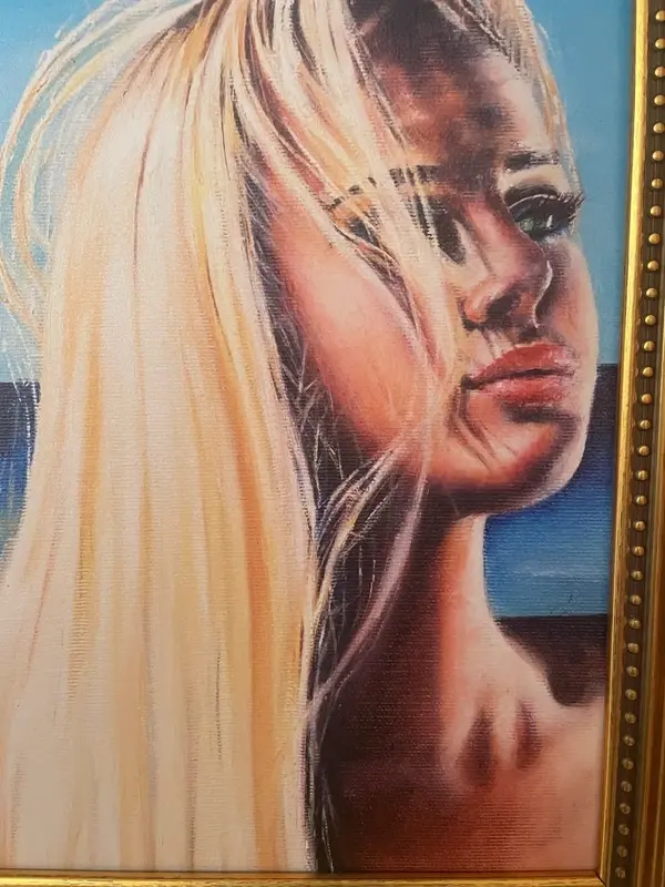 Thumbnail: Kissing The Sun, (The Girl From Ipanema Music Cover) Fine Art Print