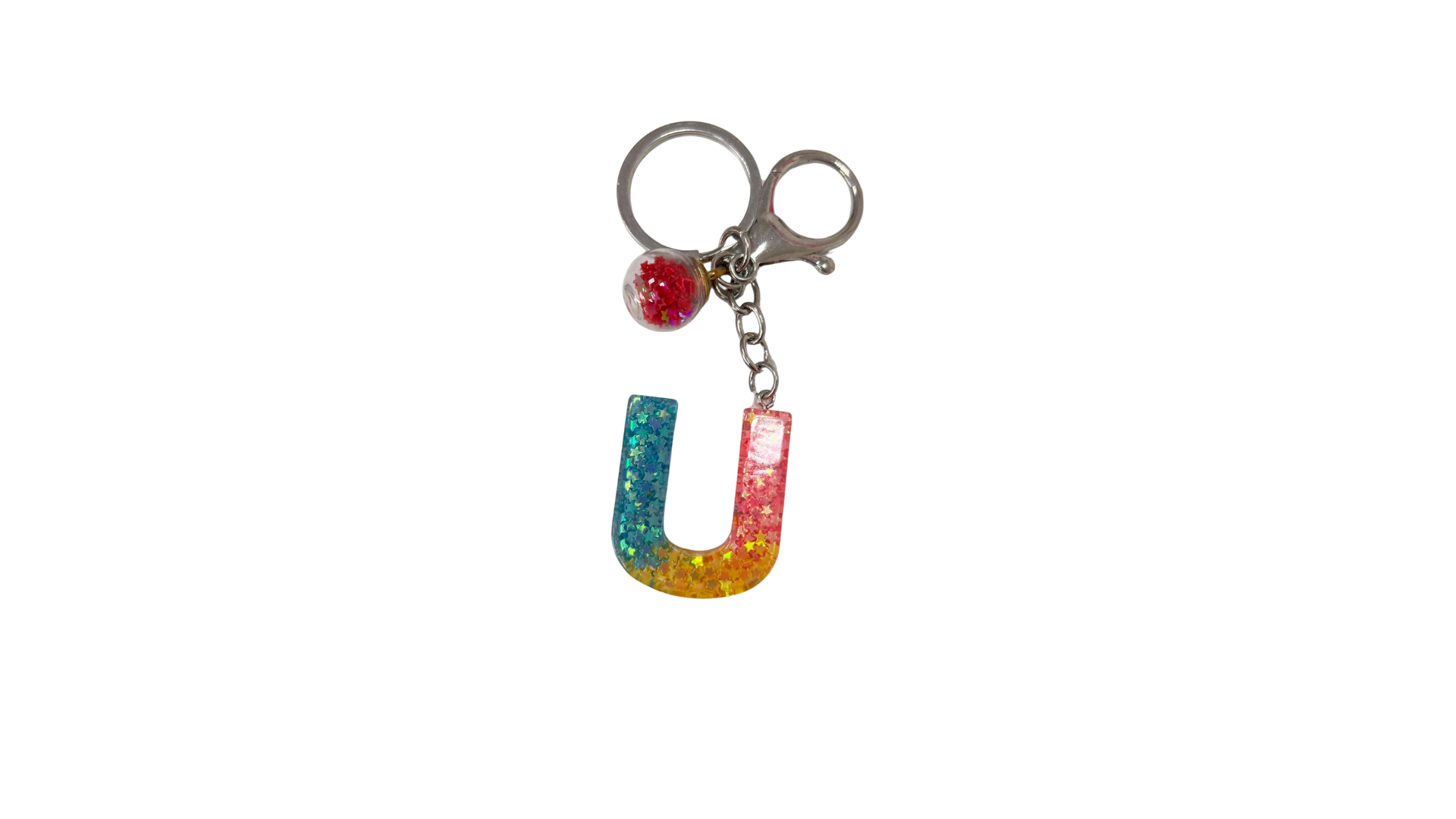 U LETTER KEY CHAIN