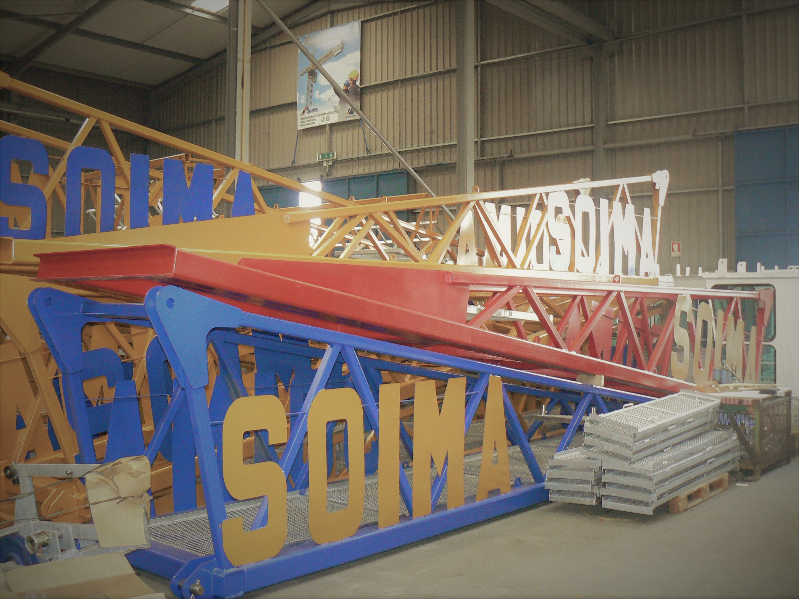 produção de gruas de torre soima