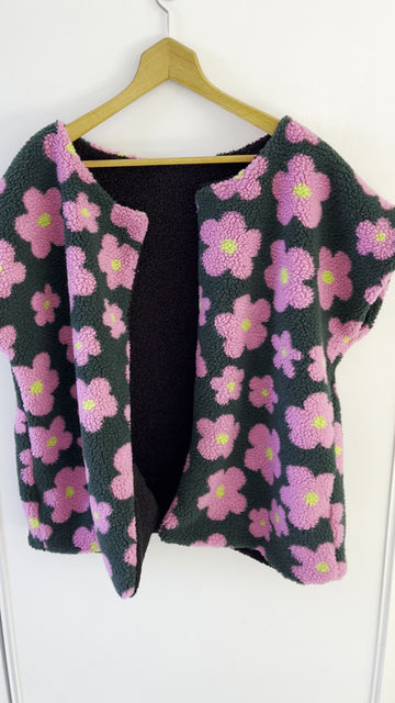 Miniature : Gilet Oversize femme - Tissus au choix