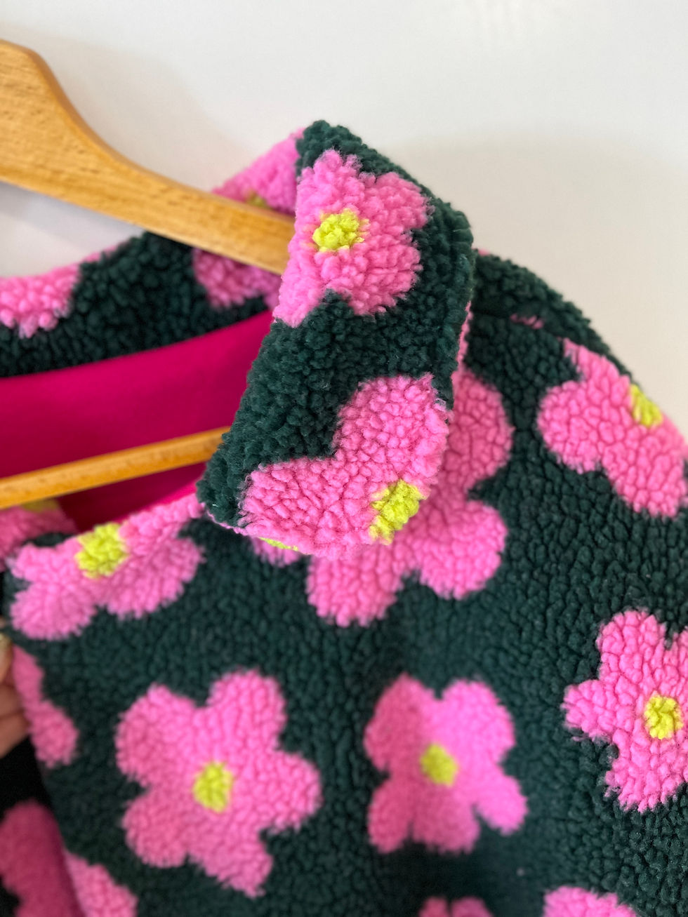 Miniature : Manteau sherpa adulte - tissus au choix 
