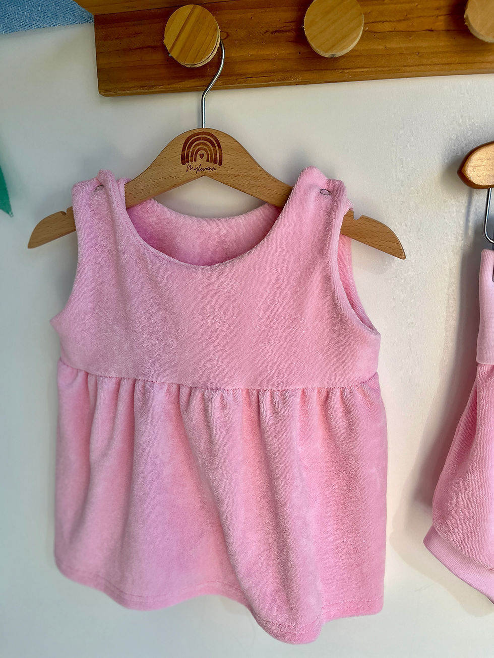 Miniature : Ensemble blouse et bas court  - tissu et coupe au choix