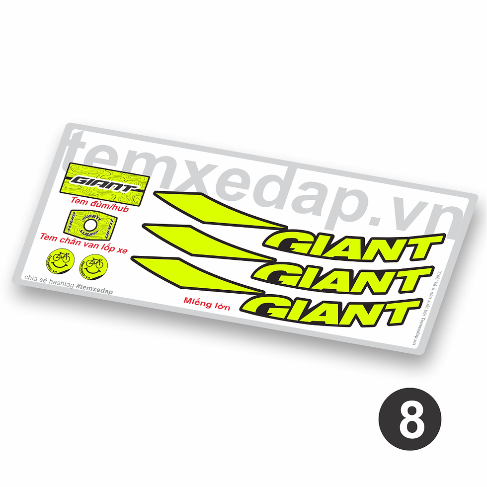 Hình thu nhỏ: Giant ver 2.0 MTB - Tem vành xe đạp