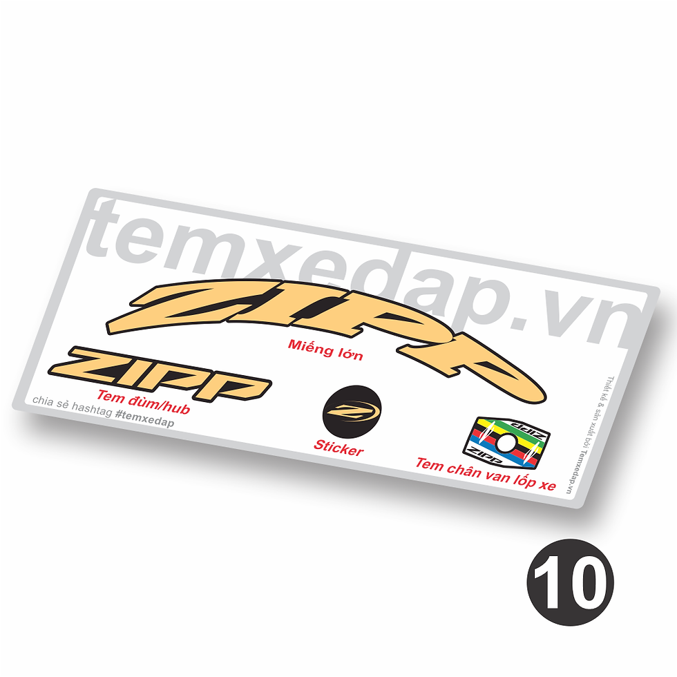 Thumbnail: ZIPP 700c - Tem vành xe đạp