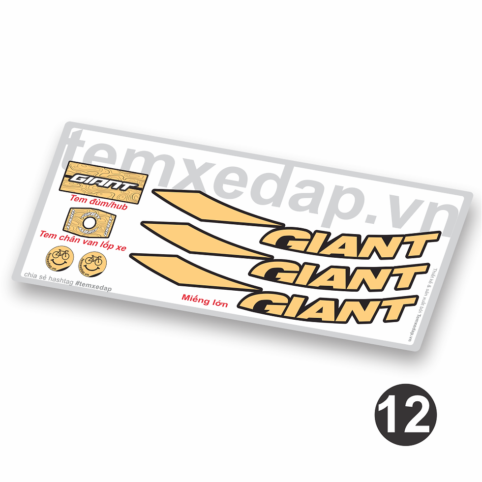 Hình thu nhỏ: Giant ver 2.0 MTB - Tem vành xe đạp