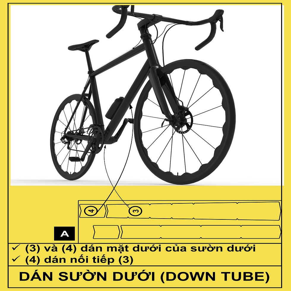 Thumbnail: RACING BIKE ROAD COMMUTER - Bicycle scratch protection sticker