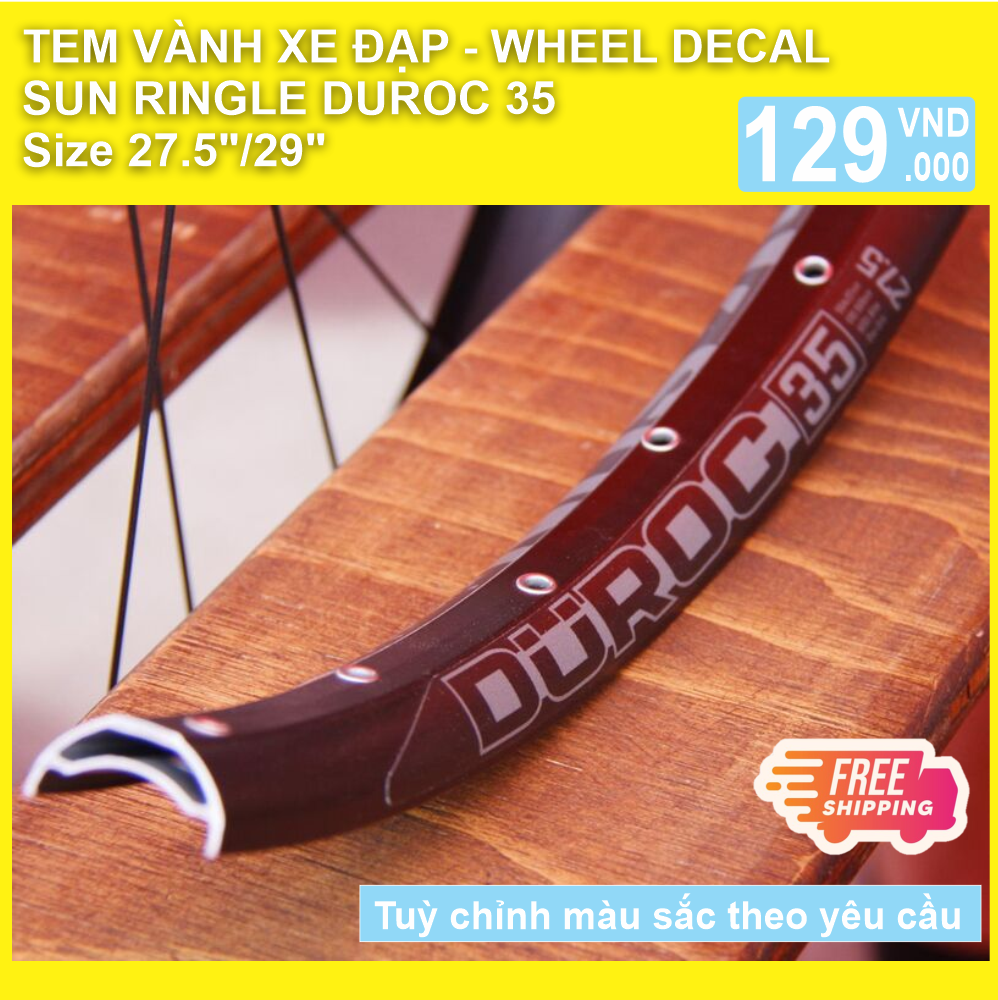 SUN RINGLE DUROC 35 MTB - Bộ tem vành xe đạp