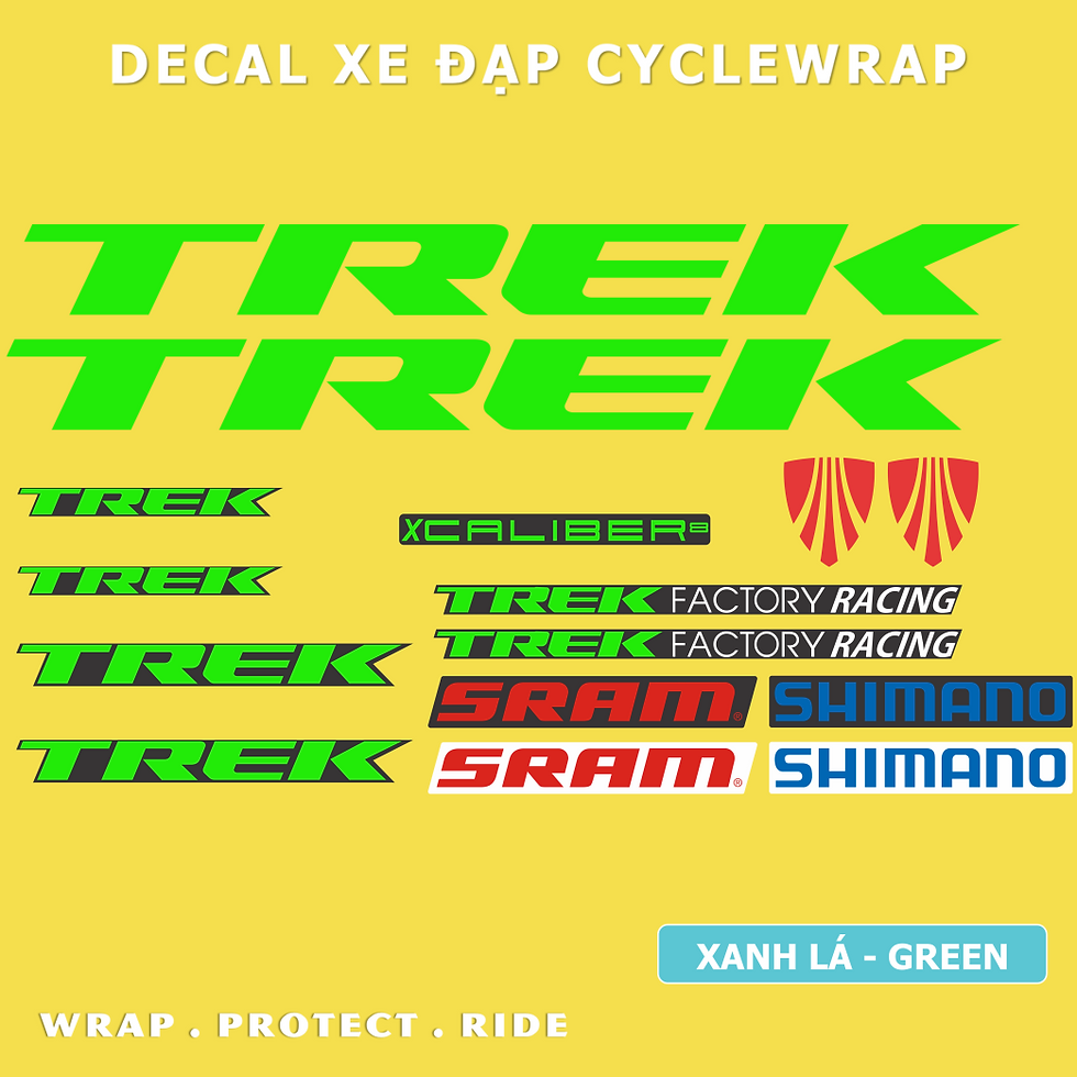 Hình thu nhỏ: Trek X CALIBER - Bộ tem sườn xe đạp
