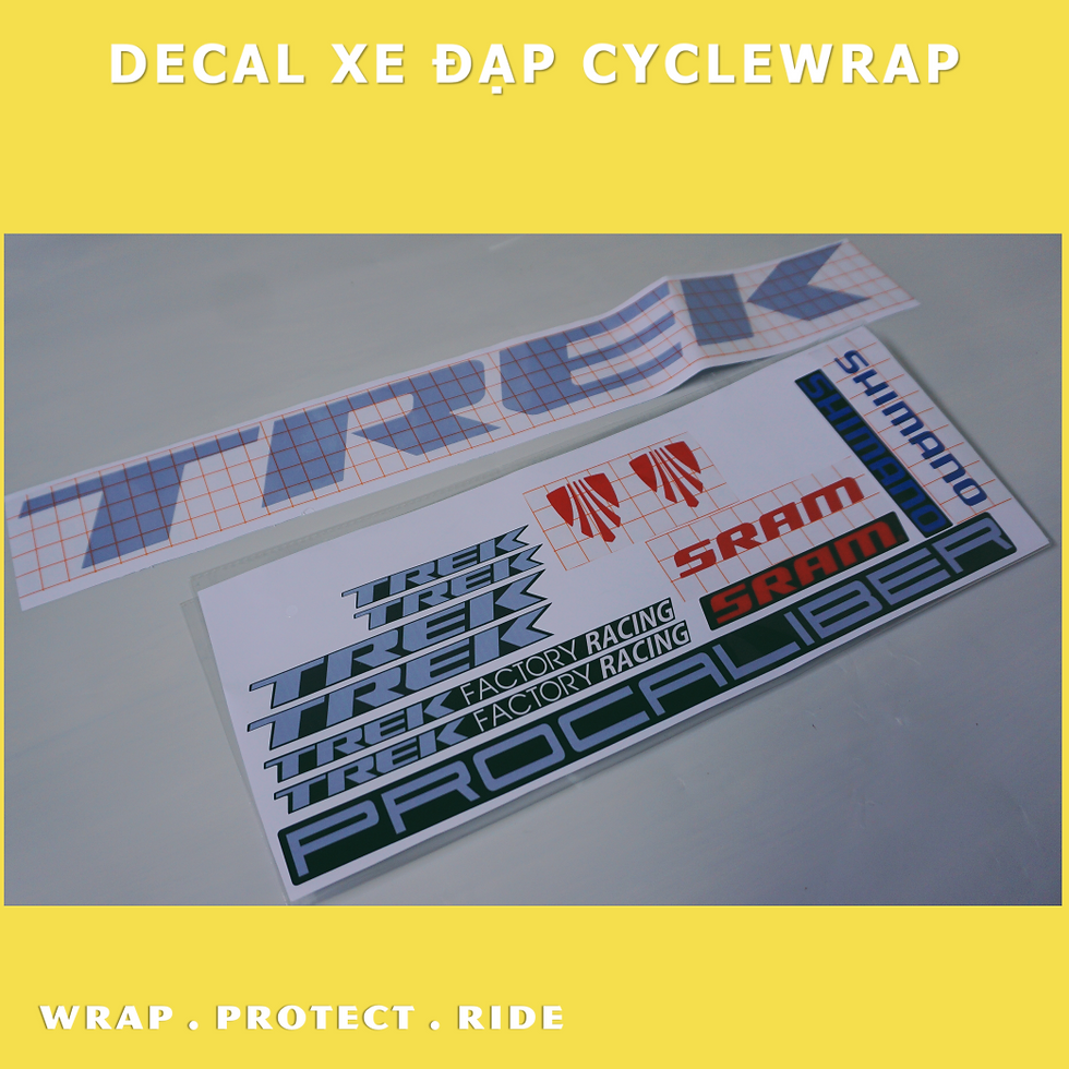 Thumbnail: Trek Pro Caliber - Bộ tem sườn xe đạp