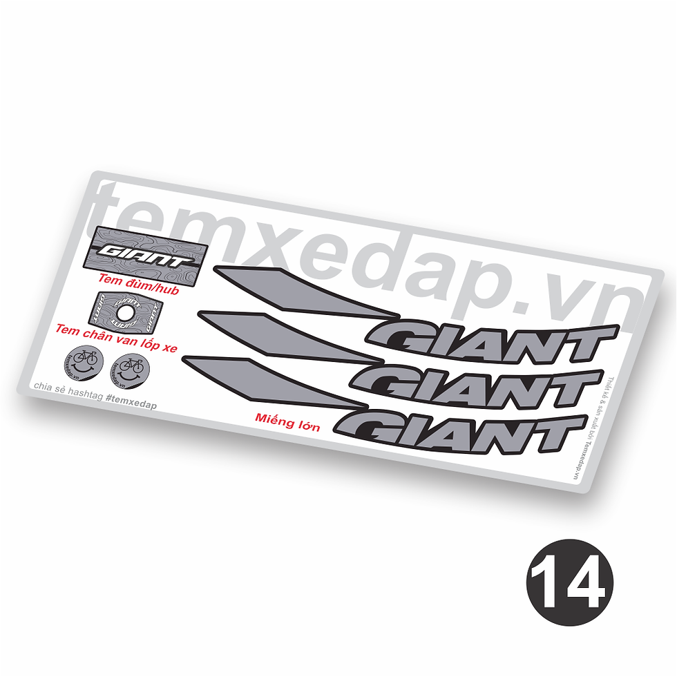 Hình thu nhỏ: Giant ver 2.0 MTB - Tem vành xe đạp