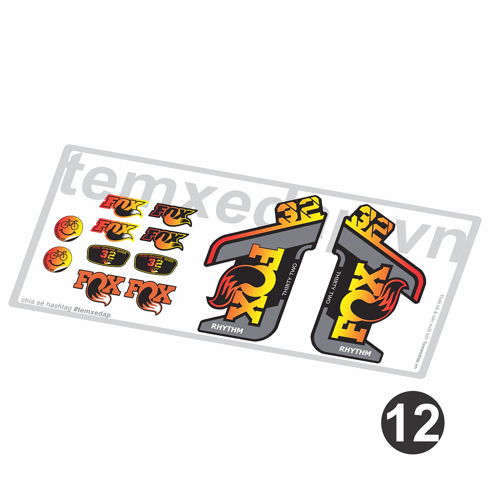 Hình thu nhỏ: FOX 32 RHYTHM 2021 - Tem phuộc xe đạp