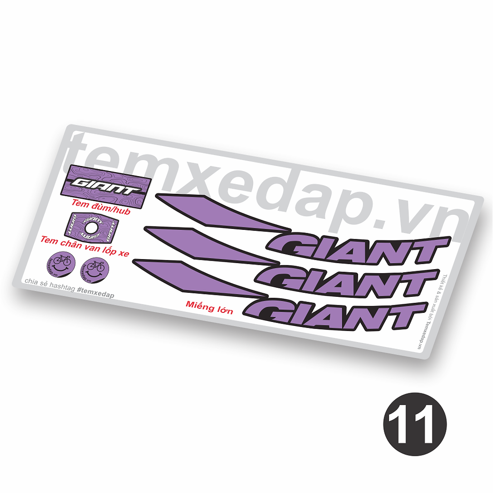 Thumbnail: Giant ver 2.0 MTB - Tem vành xe đạp