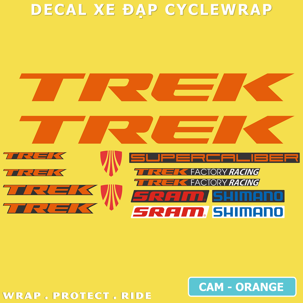 Thumbnail: Trek Super Caliber - Bộ tem sườn xe đạp