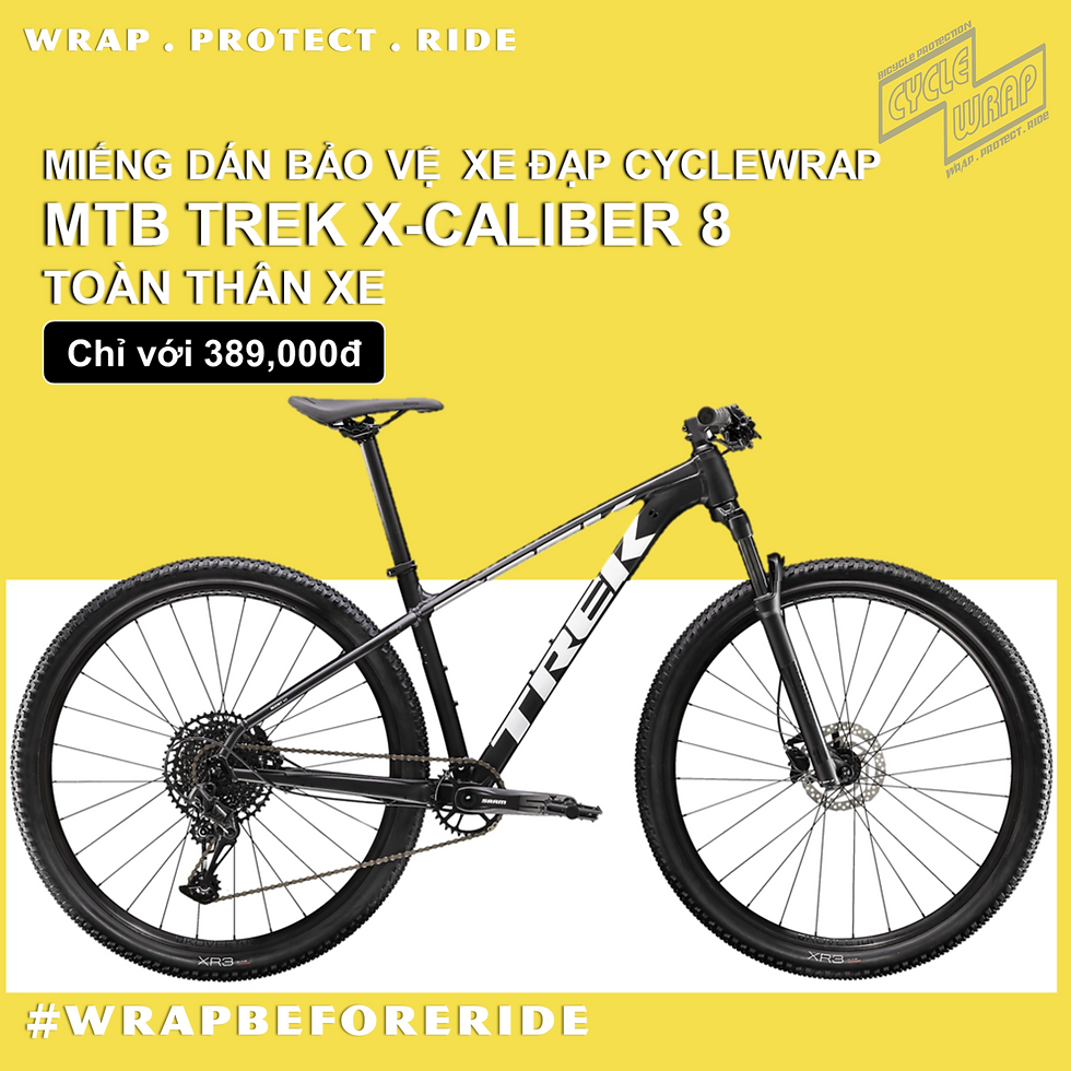 TREK X-CALIBER 8 2021 - Miếng dán bảo vệ trầy xước xe đạp