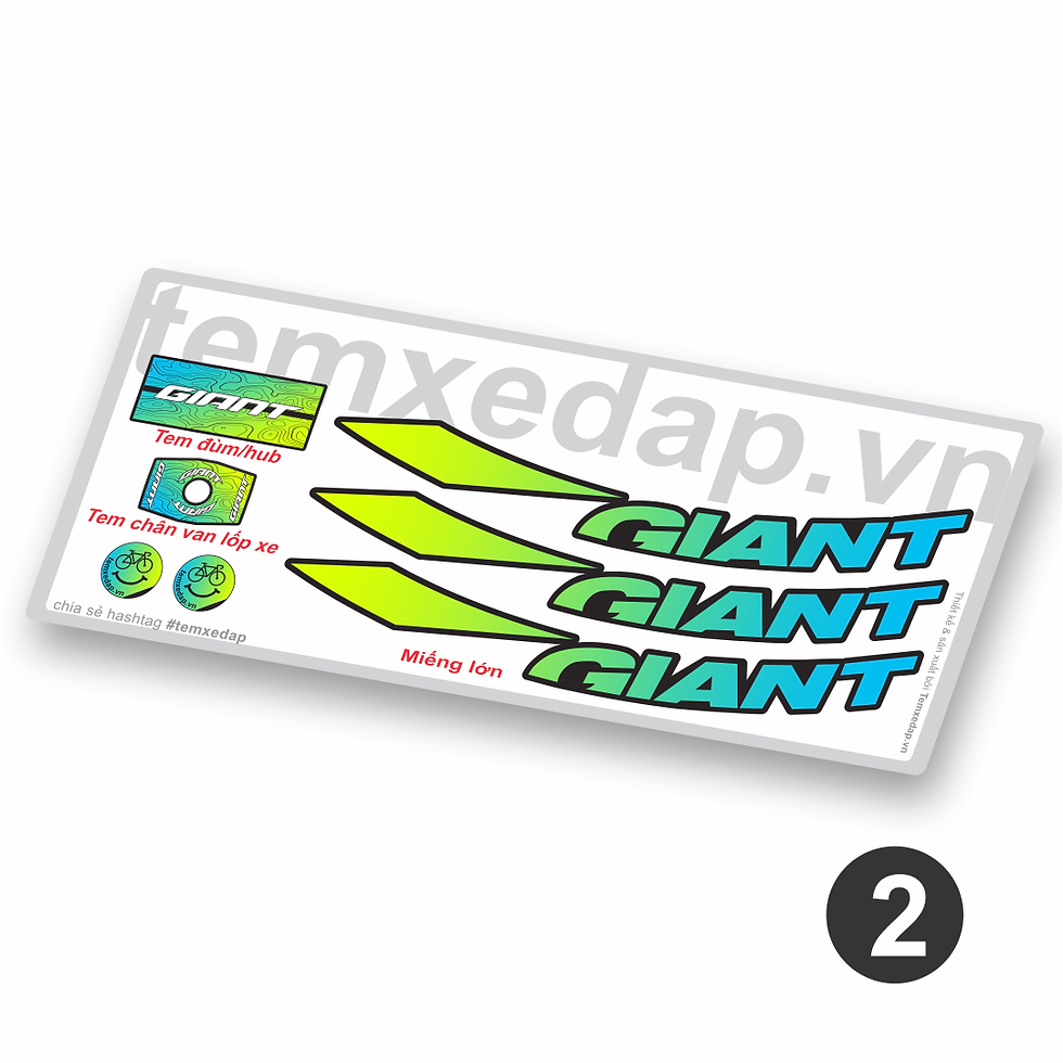 Thumbnail: Giant ver 2.0 MTB - Tem vành xe đạp