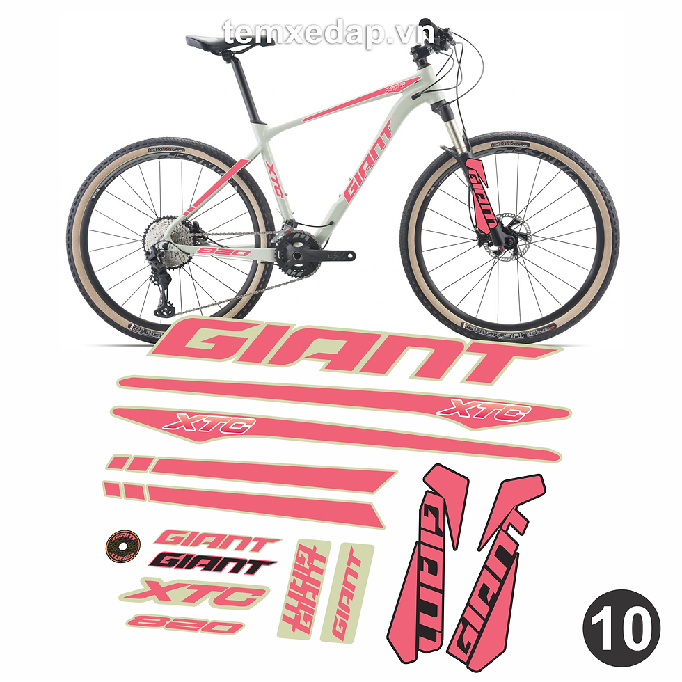 Thumbnail: Giant XTC 820 2021 2022 - Tem sườn xe đạp