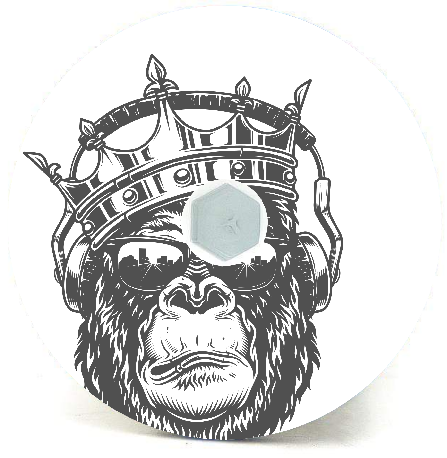 Godzilla - Nắp đậy trang trí pô tăng xe đạp