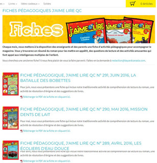 Fiches J'aime Lire