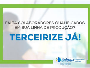 Falta colaboradores qualificados em sua linha de produção? Terceirize já!