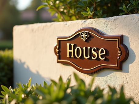 Charming House Signs: Add Character to Your Home Exterior