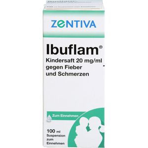IBUFLAM Kindersaft 20mg\/ml gegen Fieber u.Schmerz.