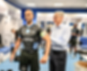 Tony Parker et Arsène Wenger lors de la première édition du Match des Héros, événement produit par l'agence événementielle sportive Ventilo Sports