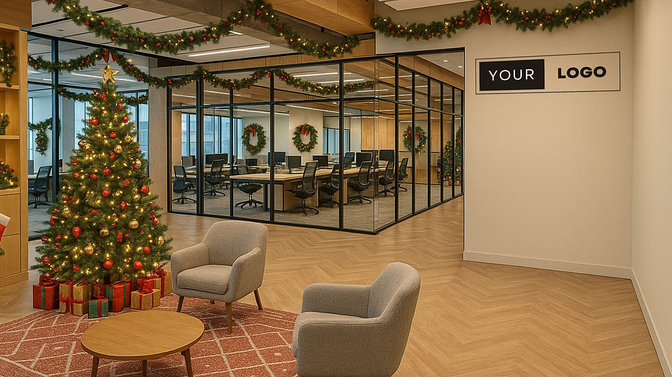 Christmas Lobby Background