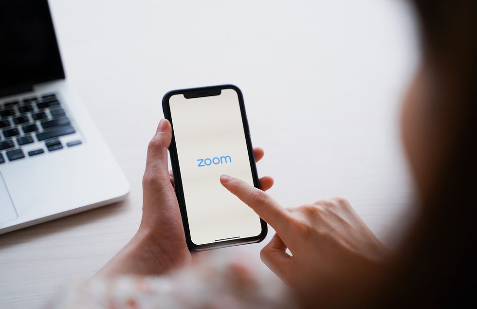 zoom on iphone