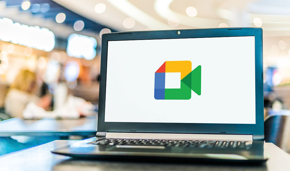google meet on desktop
